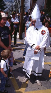 KKK: A curiosity in the Ozarks The KKK was more of a curiosity in the Ozarks towns where they tried to recruit members in the 1980's and '90's. (Photo Copyrighted by John S. Stewart/LEFTeyeSTORIES.com)