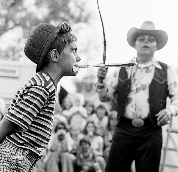 Summer job with a travelling side show (circa 1977)